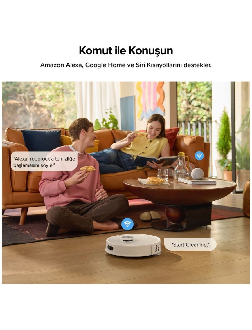 Roborock Q8 Akıllı Robot Süpürge Beyaz